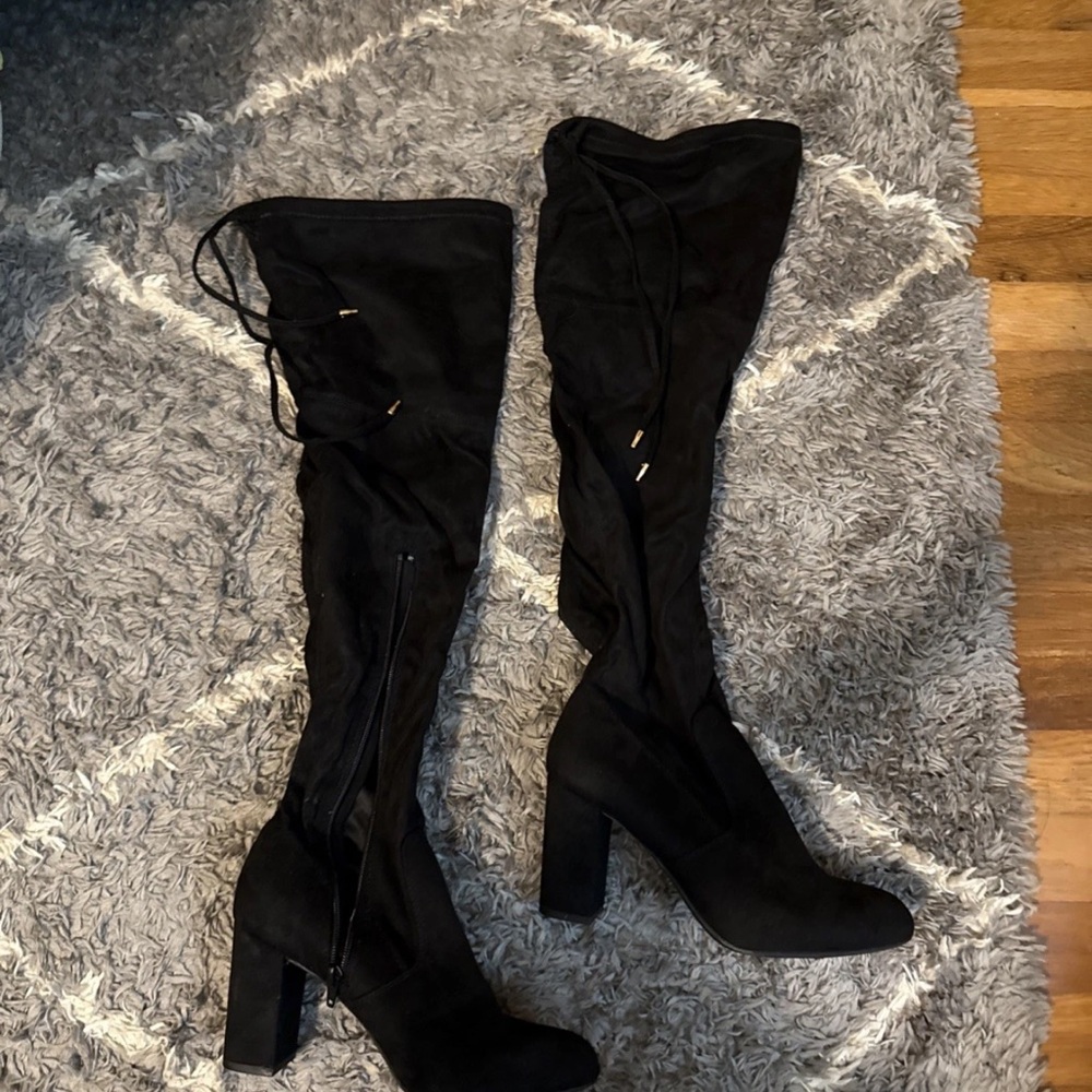 Kohl's Chic Black Over-the-Knee Boots